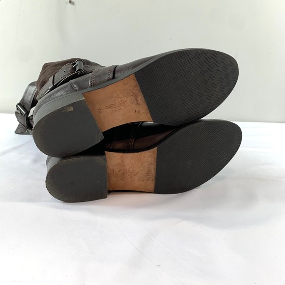 Cole Haan Tall ‘Air Whitley’ Suede and Leather Riding Boot Women's 7 - Picture 10 of 12